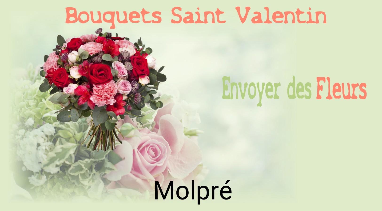 Roses de Saint-Valentin livrées à Molpré